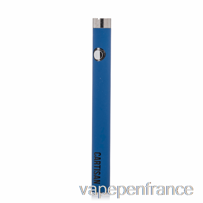 Cartisan Slim Button 280 510 Batterie Stylo Vape Bleu